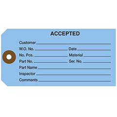 13 Point Plain Inspection and Repair Tags - 1 Part