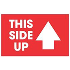 #DL1481 3 x 5" This Side Up (Arrow) Label