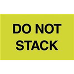 #DL2241  3 x 5"  Do Not  Stack Label