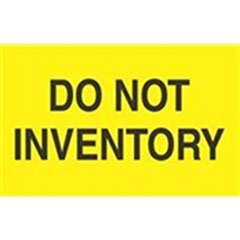 #DL2281  3 x 5"  Do Not Inventory Label