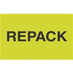 #DL2621  3 x 5"  "REPACK" Label