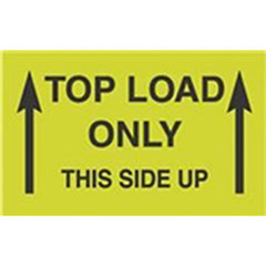 #DL2701  3 x 5"  Top Load Only Label This Side Up (Arrows)