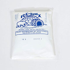 5 x 2 3/4 x 3/4" Ice Brix Cold Pack - 3 oz. (192/case)