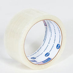 2" x 55 yds. 1.6 Mil Utility Grade Clear Hot Melt Carton Sealing Tape (36/Case)