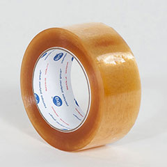 2" x 55 yds. 2.3 Mil Central #510 Heavy Duty Clear Natural Rubber Carton Sealing Tape (36/Case)