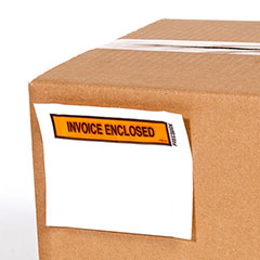 5 1/2 x 10" Panel Face Invoice Enclosed Envelope (1000/Case)