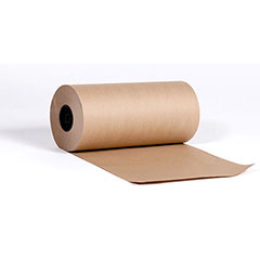 100% Recycled Indented Kraft Paper Roll, 24 x 360