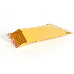 #1 - 7 1/4 x 12" Kraft Self-Seal Bubble Mailer (100/Case)