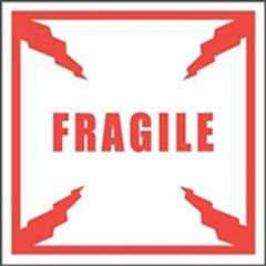 #DL1010  4 x 4"  Fragile Label