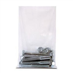 Heavy Duty Flat Poly Bags, 4 Mil