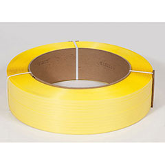 1/2" x 7,200' .031 600# 16 x 6 Yellow Machine Grade Poly Strapping