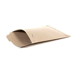 12 3/4 x 15"  #4SFK Kraft Tab-Lock Original Stayflats® Mailer (100/Case)