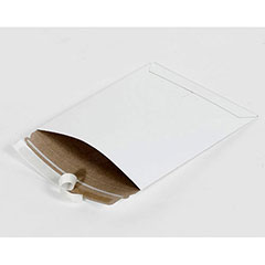 12 3/4 x 15"  #4PSW White Self-Seal Stayflats® Plus Mailer (100/Case)