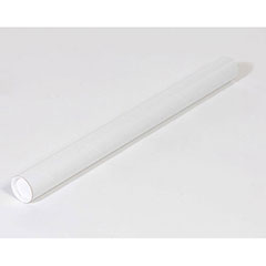 1 1/2 x 36"  White Tube (50/Case)