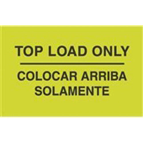 #DL3071  3 x 5"  Colocar Arriba Solamente - Bilingual Label