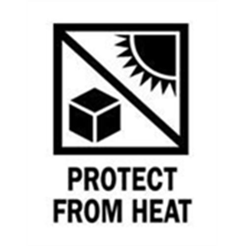#DL2601  3 x 5"  Refrigerate Upon Arrival (Flourescent Green/Black) Label