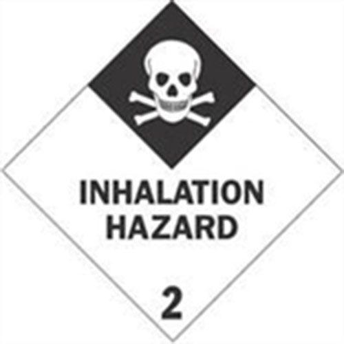 #DL5070  4 x 4"  Flammable Gas - Hazard Class 2 Label