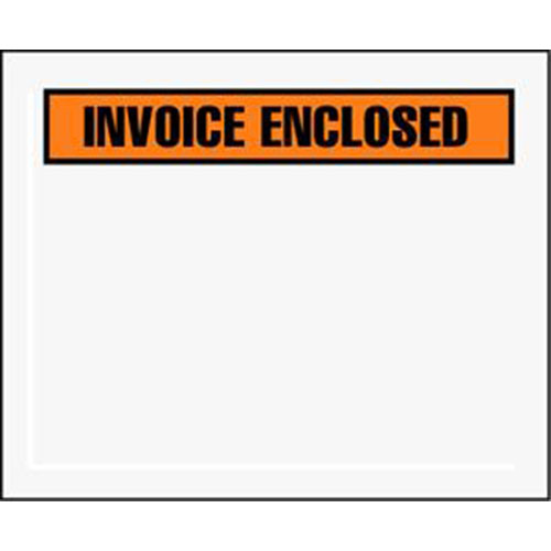 4 1/2 x 5 1/2" Panel Face Invoice Enclosed Envelope (1000/Case)