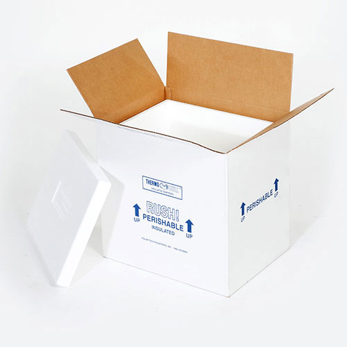 8 x 6 x 12" Insulated Shipper - 1 1/2" Thickness