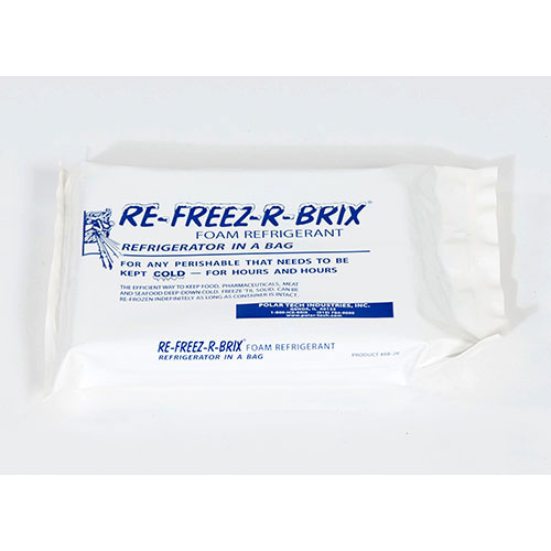 4 1/2 x 4 x 3/4" Re-Freez-R Brix Cold Pack - 7.5 oz. (42/case)