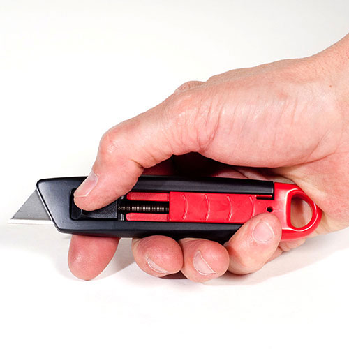 EP240 Safety Knife w/ Spring Loaded Retactable blade (12/case) North